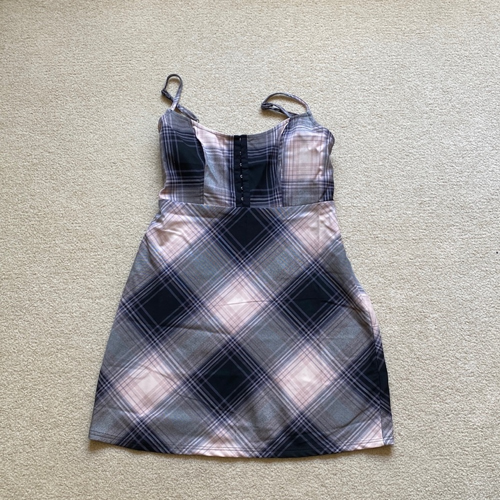 Urban Outfitters Plaid Mini Dress NWOT